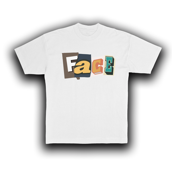 FACE T-shirt (White) - BabyFace Ray