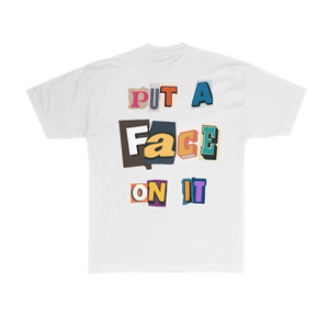 FACE T-shirt (White) - BabyFace Ray